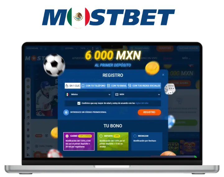 Registro en el casino Mostbet en Mexico